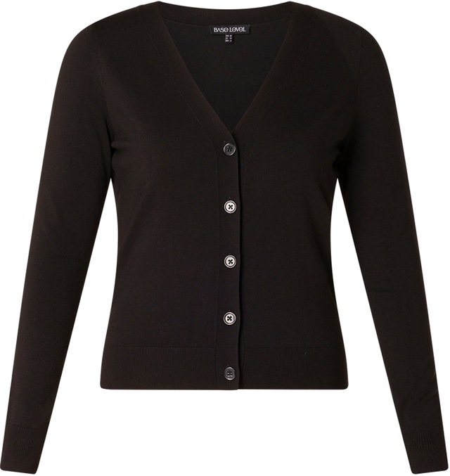 Base Level Strickjacke »Yvon« mit V-Ausschnitt