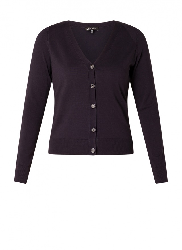 Base Level Strickjacke »Yvon« mit V-Ausschnitt