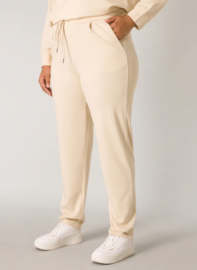 Base Level Curvy Sweathose »JOANNA« mit Kordelzug
