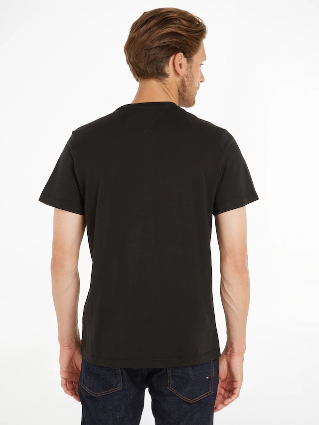 Tommy Jeans T-Shirt »TJM CLASSIC JERSEY CREW NECK« mit Logostickerei
