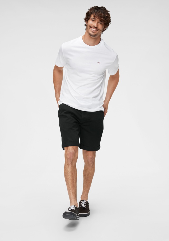 Tommy Jeans T-Shirt »TJM CLASSIC JERSEY CREW NECK« mit Logostickerei