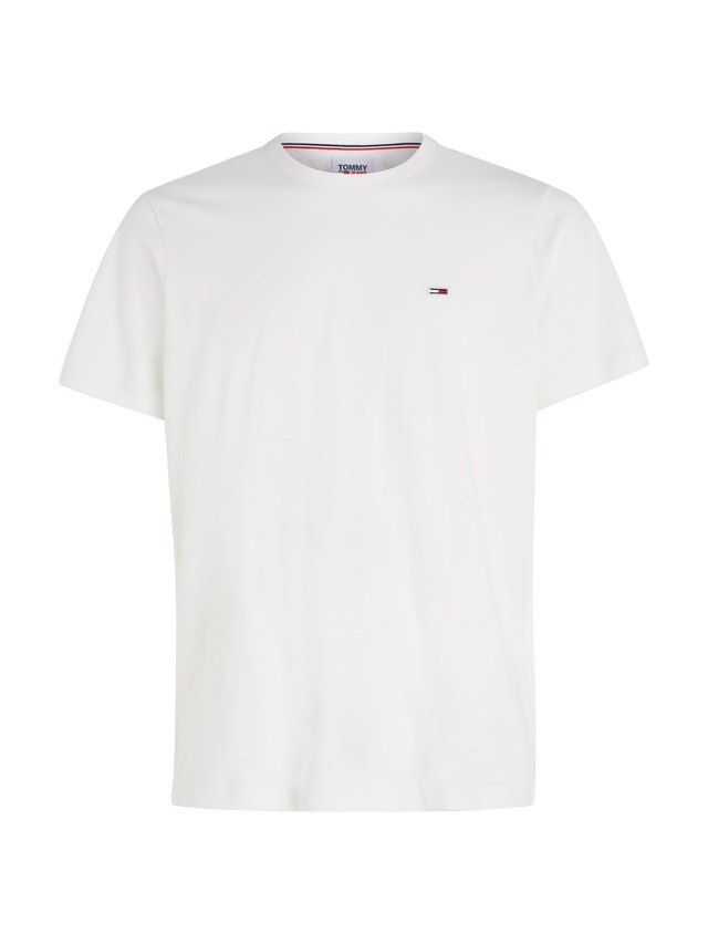 Tommy Jeans T-Shirt »TJM CLASSIC JERSEY CREW NECK« mit Logostickerei