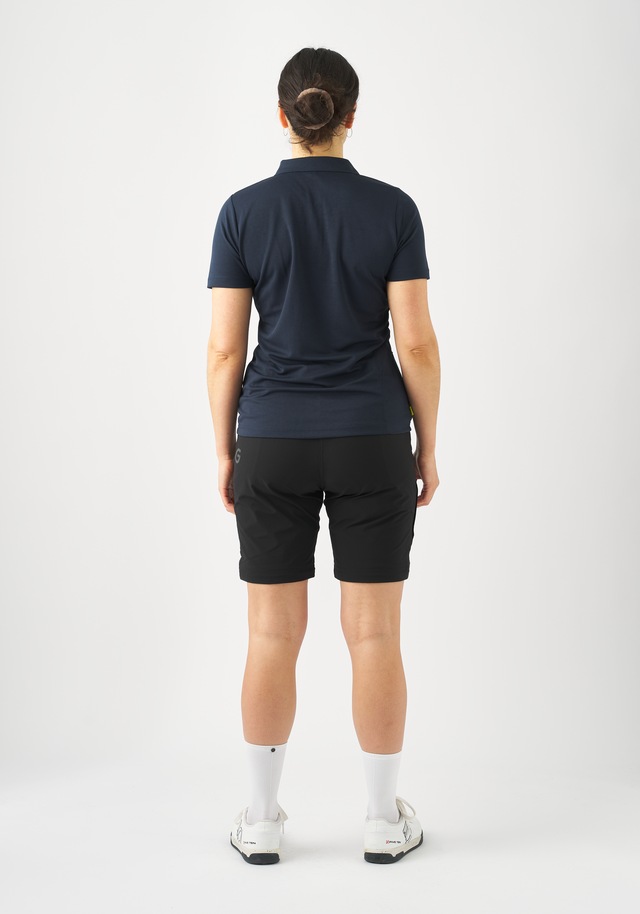 Gonso Radtrikot »Essential Poloshirt W« Damen Radshirt, Polo-Shirt mit Spitzkragen, mit Rückentasche