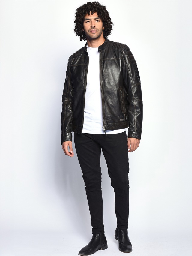 MUSTANG Lederjacke »Whyte«