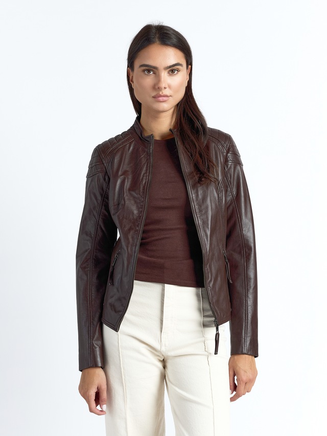 Maze Lederjacke »Water«