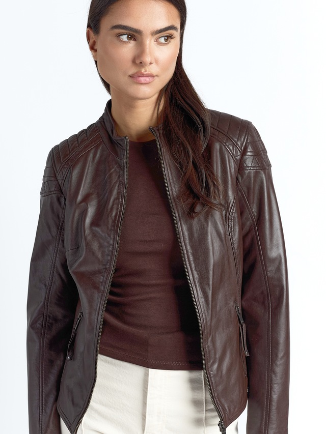 Maze Lederjacke »Water«