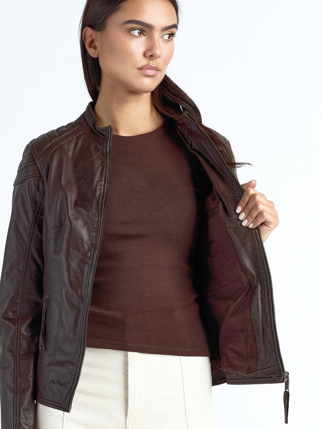 Maze Lederjacke »Water«