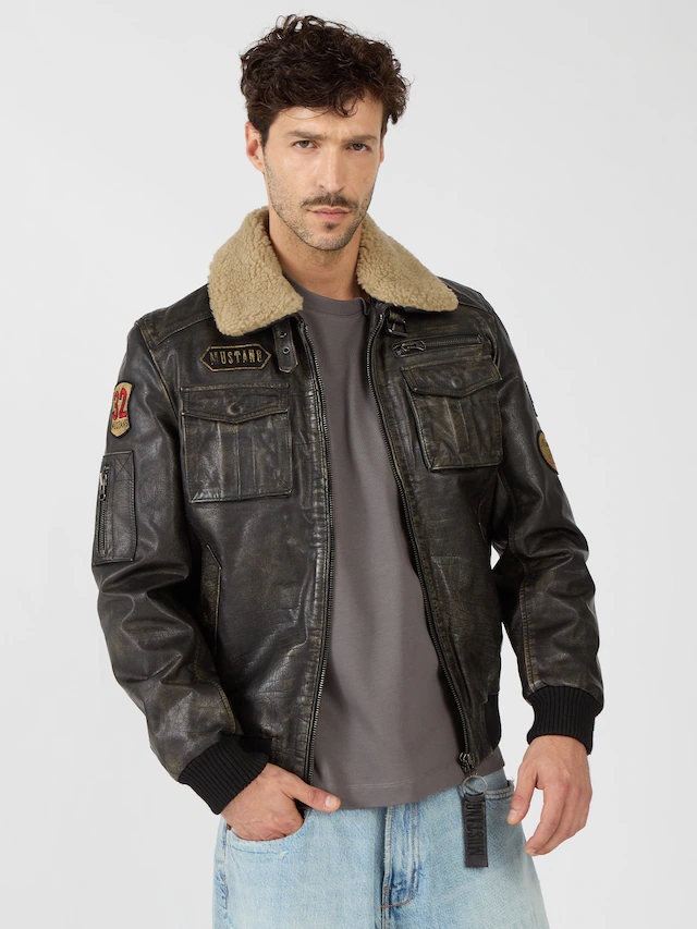 MUSTANG Lederjacke »Karlstad«