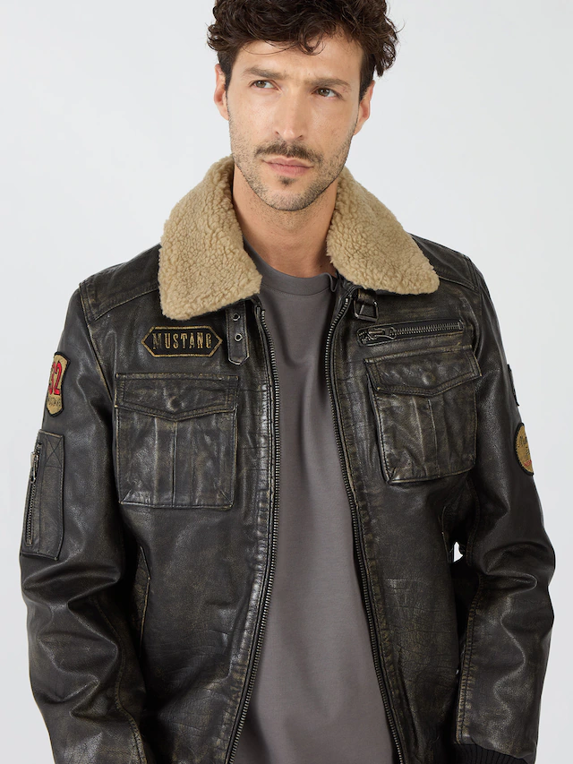 MUSTANG Lederjacke »Karlstad«