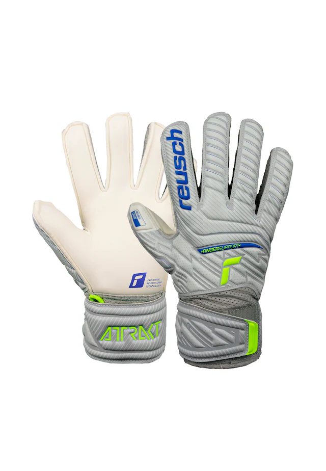 Reusch Torwarthandschuhe »Attrakt Grip Finger Junior« für alle Spielfeldoberflächen