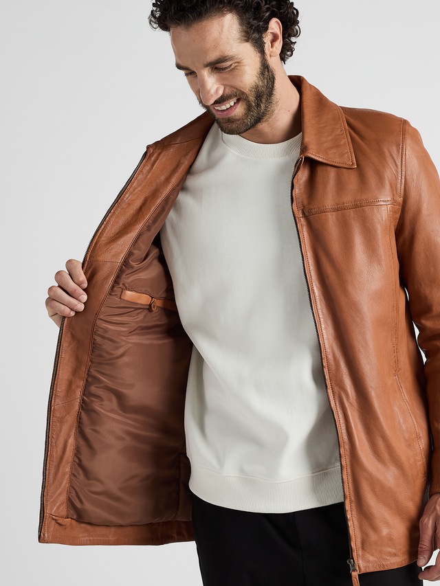 JCC Lederjacke »Saros«