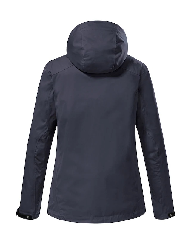 Killtec Funktionsjacke »KOS 133 KG WMN JCKT« wasserdichte Funktionsjacke in Kurzgröße: verkürzte Ärmel u Rumpf