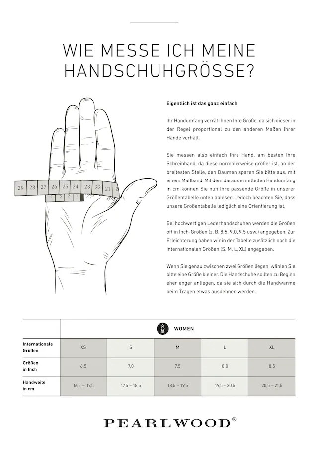 PEARLWOOD Lederhandschuhe »FIONA« Velourleder, Fausthandschuh, warm gefüttert