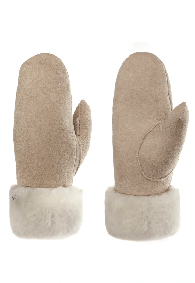 PEARLWOOD Lederhandschuhe »FIONA« Velourleder, Fausthandschuh, warm gefüttert