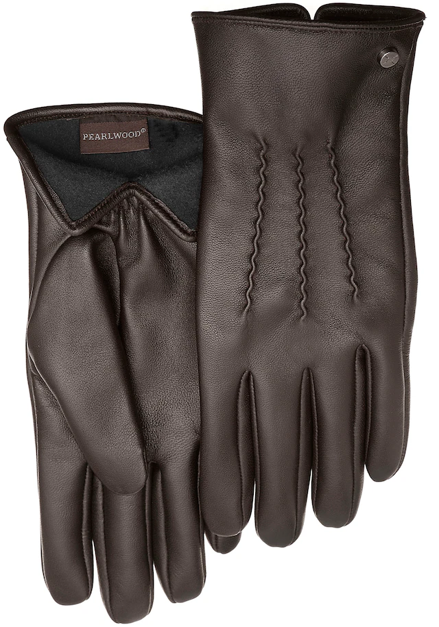 PEARLWOOD Lederhandschuhe »Gates« , weiches Innenfutter aus Fleece