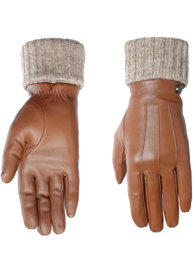 PEARLWOOD Lederhandschuhe »Lipa« Touchscreen proofed - mit 10 Fingern bedienbar