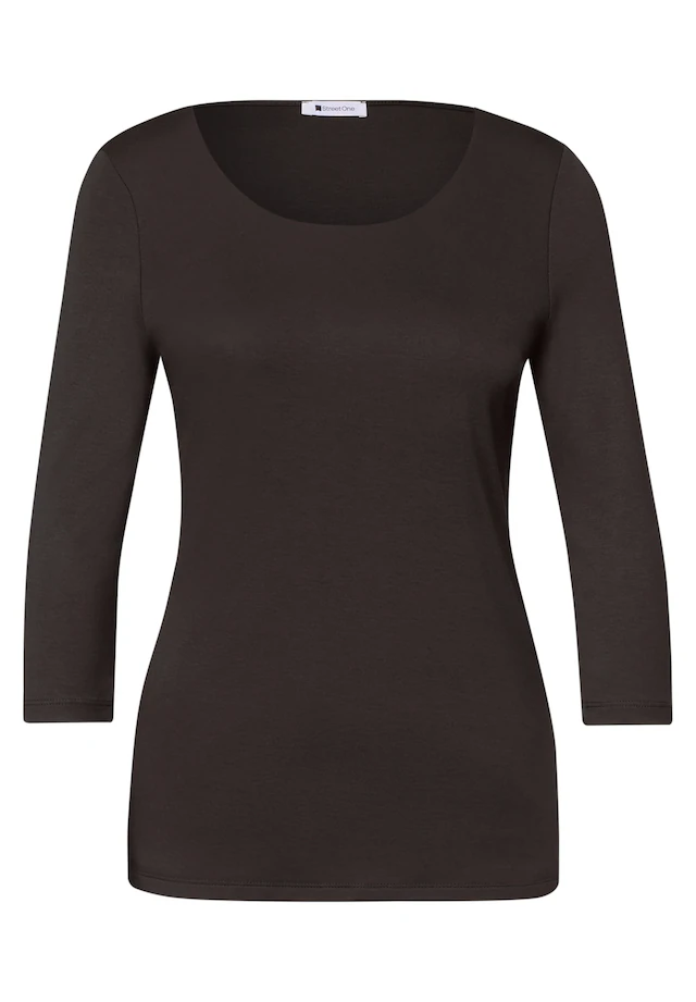 STREET ONE 3/4-Arm-Shirt mit Rundhalsausschnitt