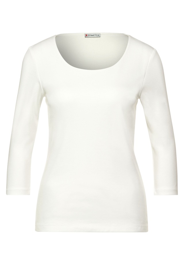 STREET ONE 3/4-Arm-Shirt mit Rundhalsausschnitt