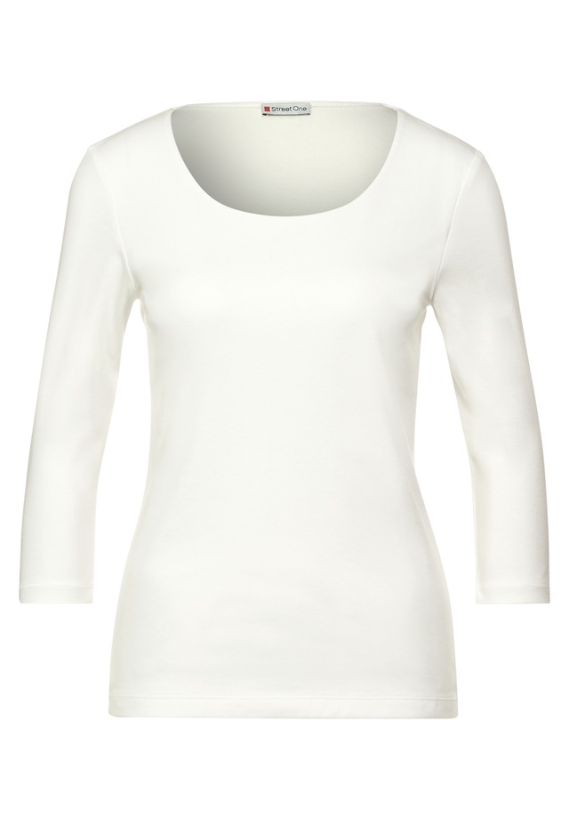 STREET ONE 3/4-Arm-Shirt mit Rundhalsausschnitt