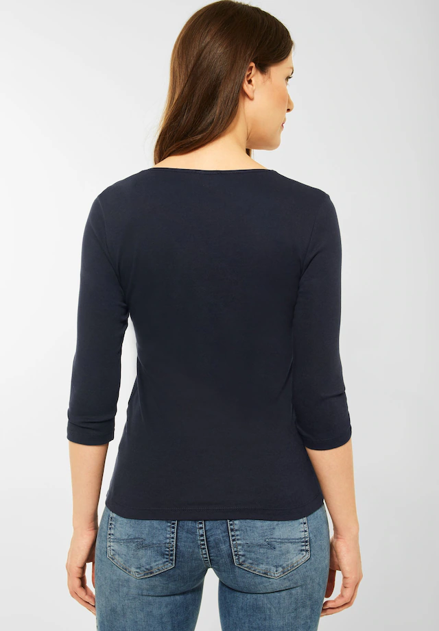 STREET ONE 3/4-Arm-Shirt mit Rundhalsausschnitt