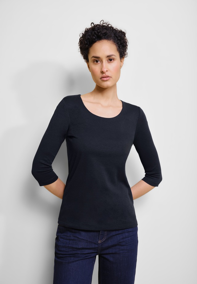 STREET ONE 3/4-Arm-Shirt mit Rundhalsausschnitt