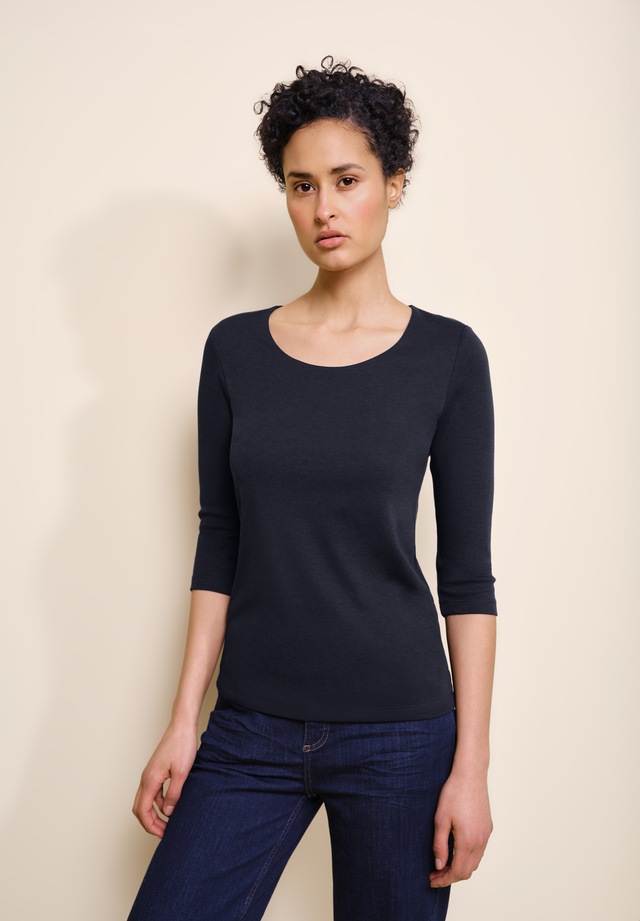 STREET ONE 3/4-Arm-Shirt mit Rundhalsausschnitt
