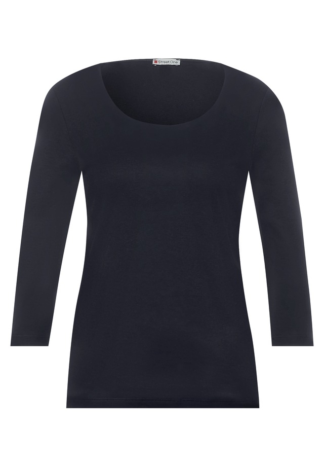 STREET ONE 3/4-Arm-Shirt mit Rundhalsausschnitt