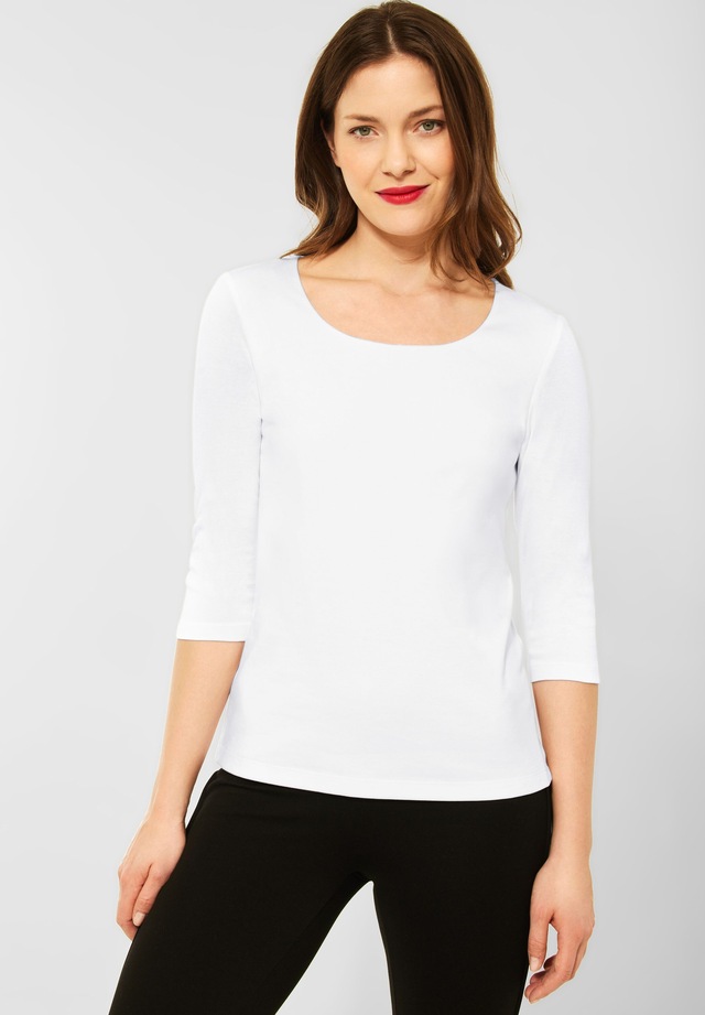 STREET ONE 3/4-Arm-Shirt mit Rundhalsausschnitt