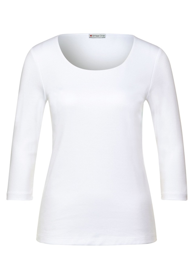 STREET ONE 3/4-Arm-Shirt mit Rundhalsausschnitt