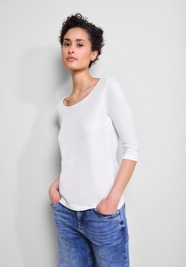 STREET ONE 3/4-Arm-Shirt mit Rundhalsausschnitt