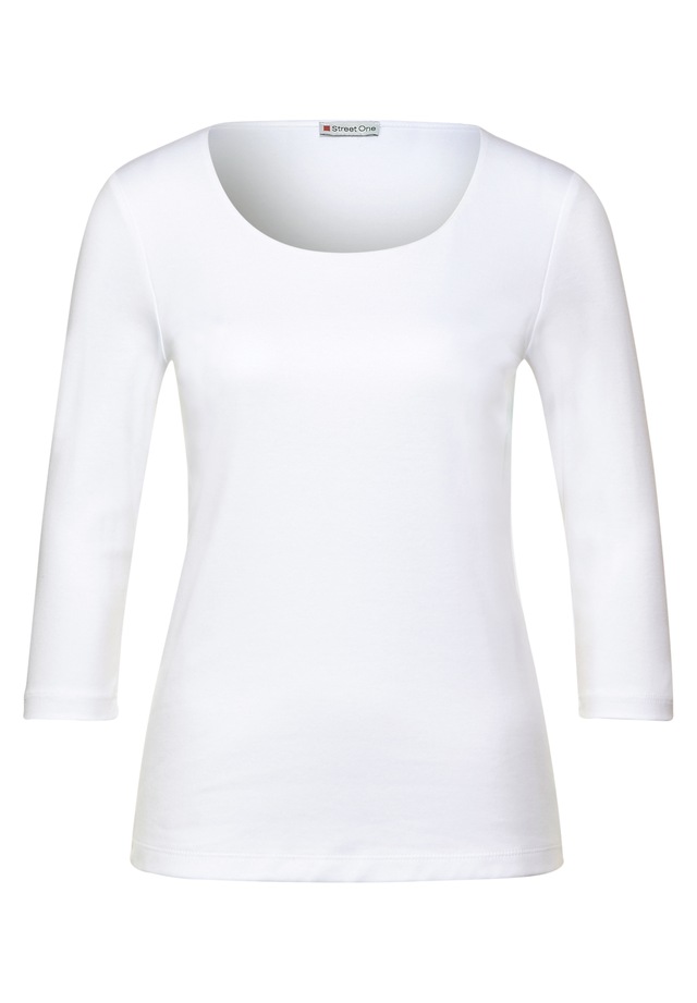 STREET ONE 3/4-Arm-Shirt mit Rundhalsausschnitt