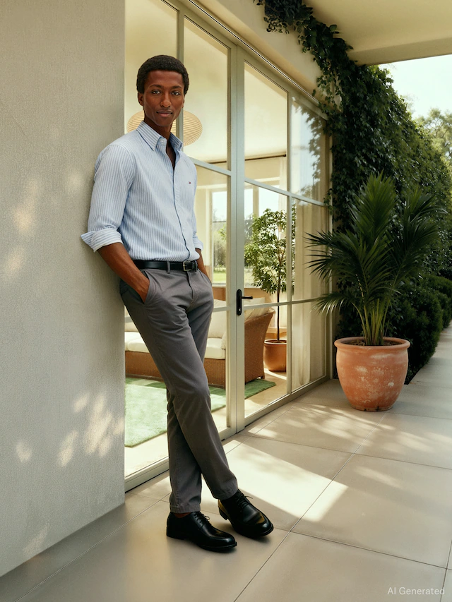Tommy Hilfiger »Chino Denton 1985 PIMA CO« Straight Fit