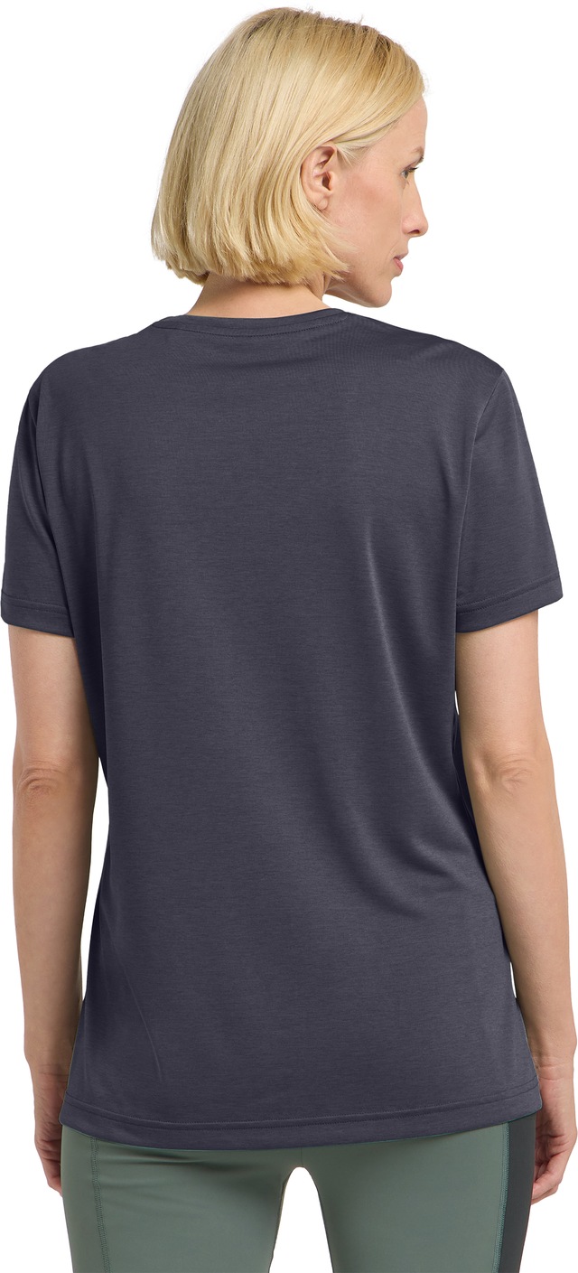 Jack Wolfskin T-Shirt »0« mit V-Ausschnitt, Kurzarm, aus Polyester, normale Passform