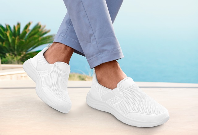 AUTHENTIC LE JOGGER Sneaker »Slipper, Halbschuhe, Freizeitschuhe, Turnschuh, Slip-On-Sneaker« zum Reinschlüpfen Unisex VEGAN
