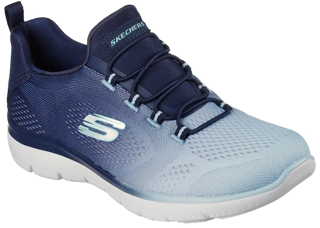 Skechers Slip-On Sneaker »SUMMITS BRIGHT CHARMER« Schlupfschuh, Slipper, Freizeitschuh mit schönem Farbverlauf