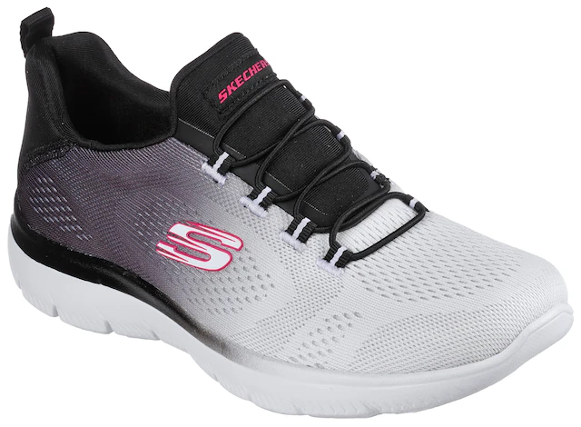 Skechers Slip-On Sneaker »SUMMITS BRIGHT CHARMER« Schlupfschuh, Slipper, Freizeitschuh mit schönem Farbverlauf