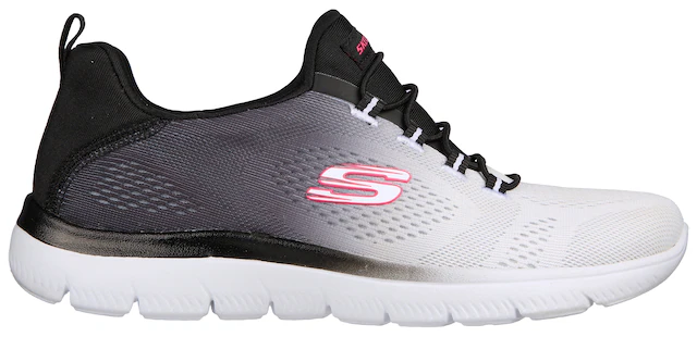 Skechers Slip-On Sneaker »SUMMITS BRIGHT CHARMER« Schlupfschuh, Slipper, Freizeitschuh mit schönem Farbverlauf