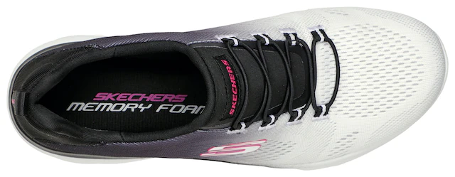 Skechers Slip-On Sneaker »SUMMITS BRIGHT CHARMER« Schlupfschuh, Slipper, Freizeitschuh mit schönem Farbverlauf