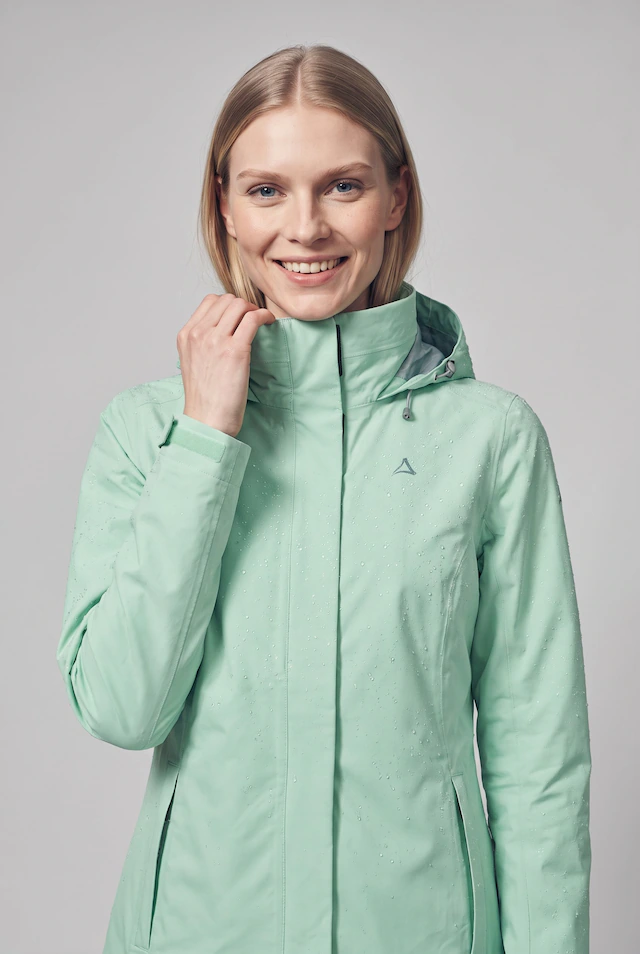 Schöffel Regenjacke »Jacket Gmund L« mit Kapuze sportlicher Stil, wasserdicht, winddicht, atmungsaktiv, Übergangsjacke