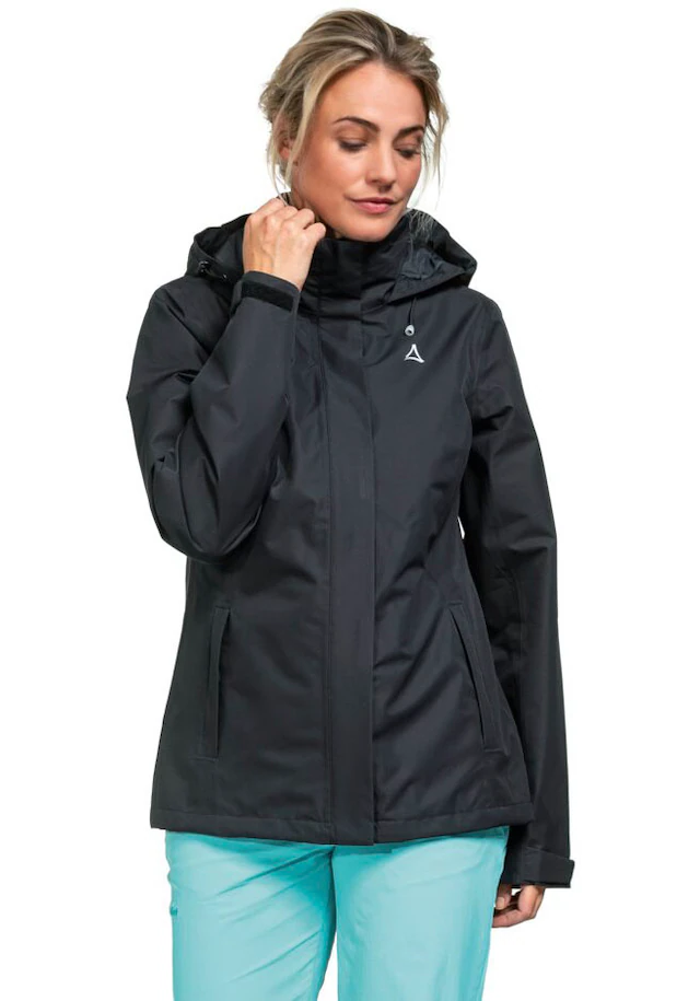 Schöffel Regenjacke »Jacket Gmund L« mit Kapuze sportlicher Stil, wasserdicht, winddicht, atmungsaktiv, Übergangsjacke
