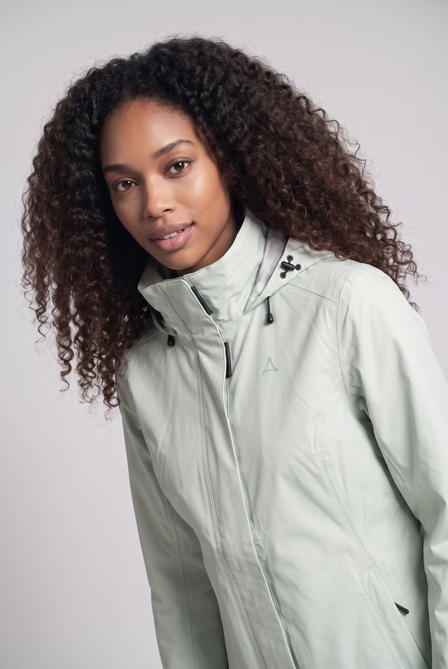 Schöffel Regenjacke »Jacket Gmund L« mit Kapuze sportlicher Stil, wasserdicht, winddicht, atmungsaktiv, Übergangsjacke