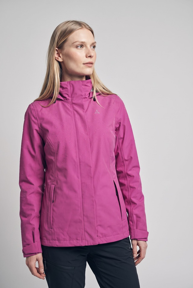 Schöffel Regenjacke »Jacket Gmund L« mit Kapuze sportlicher Stil, wasserdicht, winddicht, atmungsaktiv, Übergangsjacke