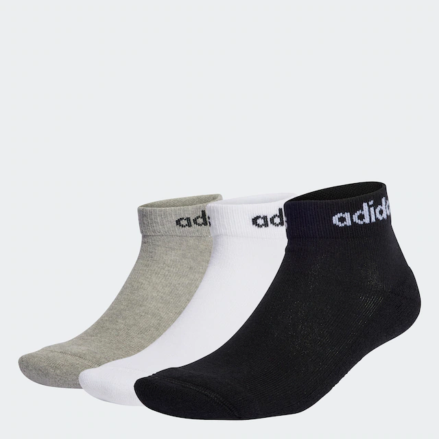 adidas Sportswear Sportsocken »LINEAR CUSHIONED ANKLE, 3 PAAR« 3 Stk. tlg.