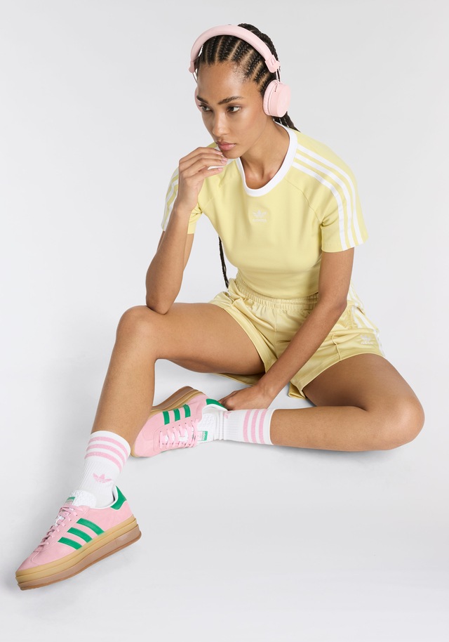 adidas Originals Sportsocken »MID-CUT GLITTER CREW, 2 PAAR« 2 Paar tlg. wadenlange Passform, für Erwachsene, im 2er-Pack