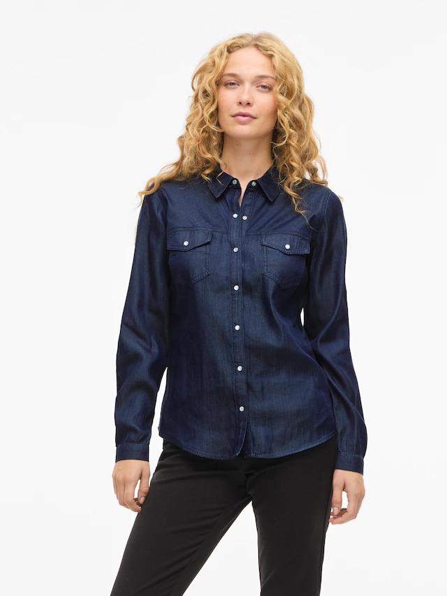 Vila Jeansbluse »VIBISTA DENIM SHIRT/SU-NOOS«