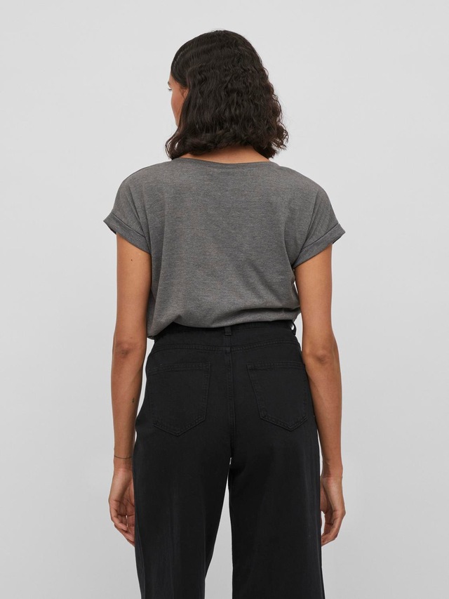 Vila Rundhalsshirt »VIDREAMERS NEW PURE T-SHIRT/SU-NOOS« Baumwollmischung, regular fit