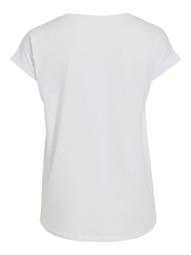Vila Rundhalsshirt »VIDREAMERS NEW PURE T-SHIRT/SU-NOOS« Baumwollmischung, regular fit