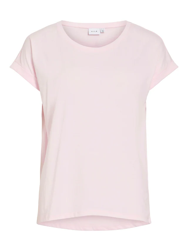 Vila Rundhalsshirt »VIDREAMERS NEW PURE T-SHIRT/SU-NOOS« Baumwollmischung, regular fit