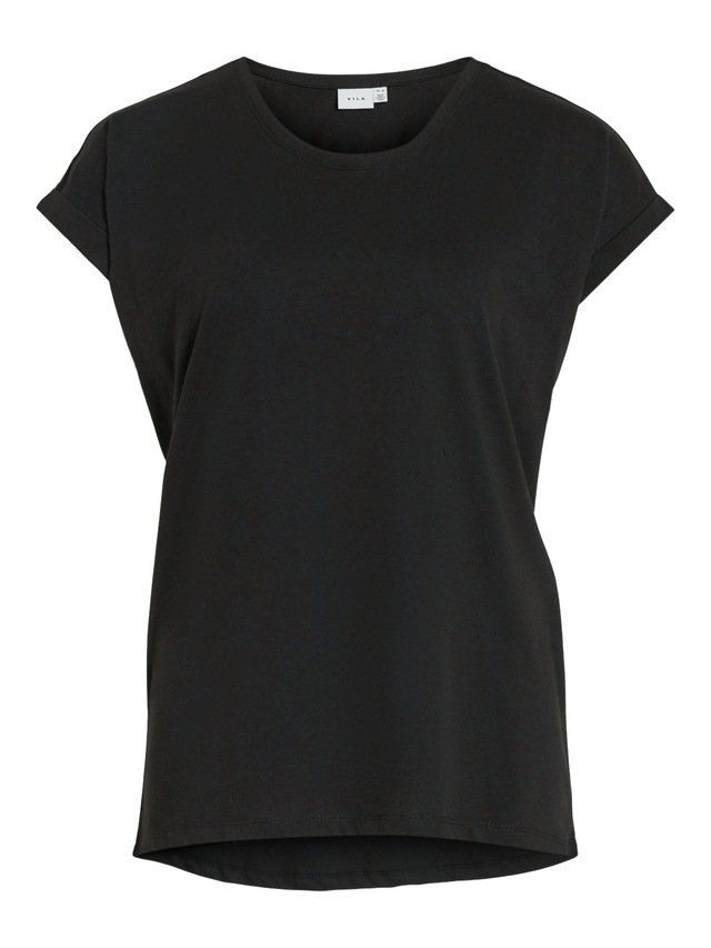 Vila Rundhalsshirt »VIDREAMERS NEW PURE T-SHIRT/SU-NOOS« Baumwollmischung, regular fit