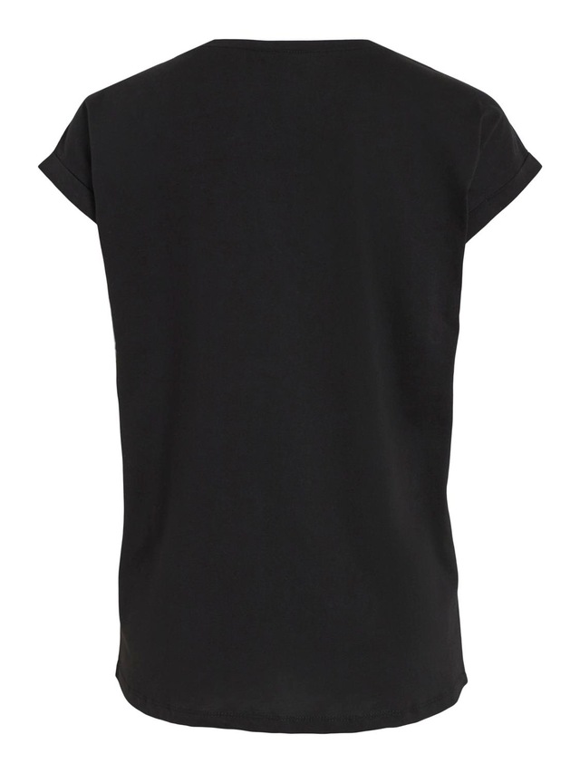 Vila Rundhalsshirt »VIDREAMERS NEW PURE T-SHIRT/SU-NOOS« Baumwollmischung, regular fit